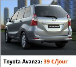 modele voiture location toyota