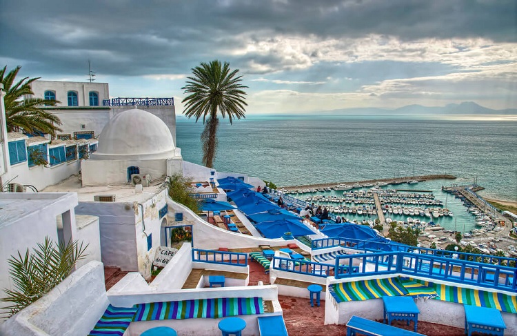 Voyage Tunis : village de Sidi Bou Saïd en Tunisie